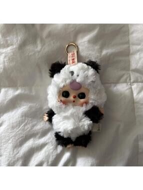 bb3 panda plush keychain